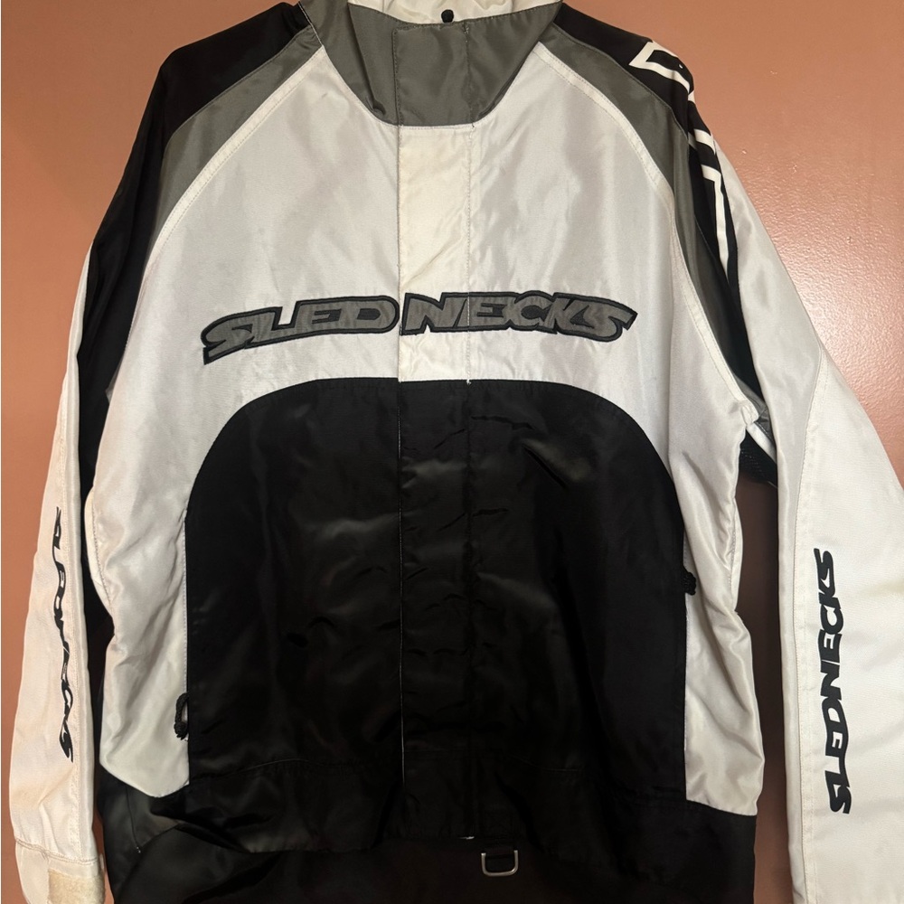 Men's Black and White Performance Jacket